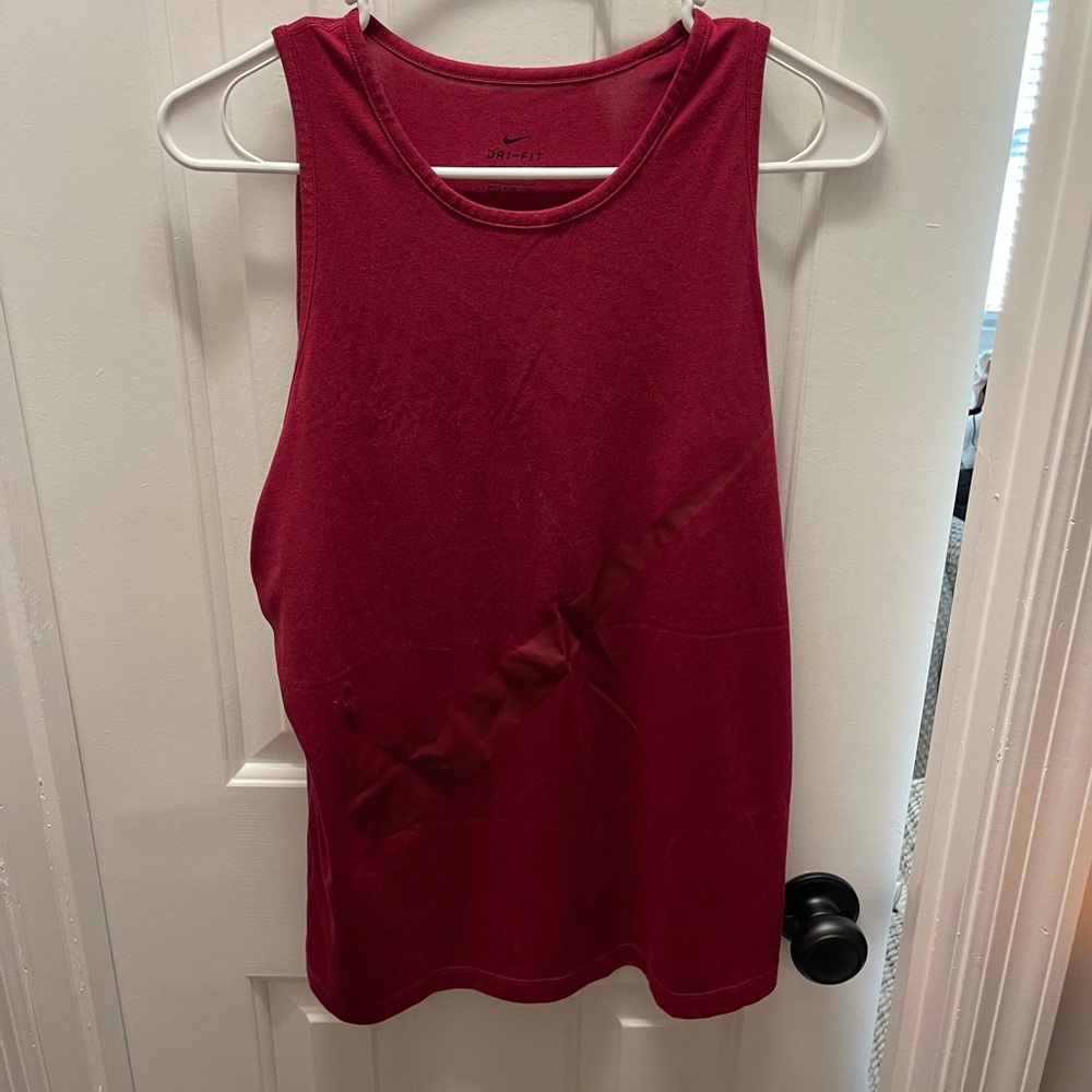 Red tank top